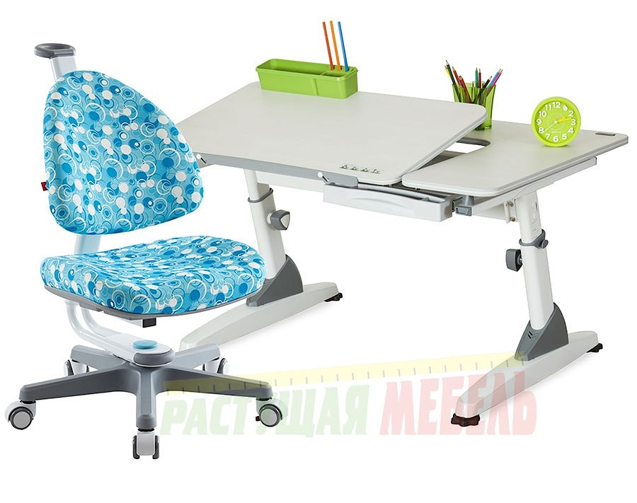  Стол-трансформер TCT Nanotec M6-XS с  голубой расцветкой стула