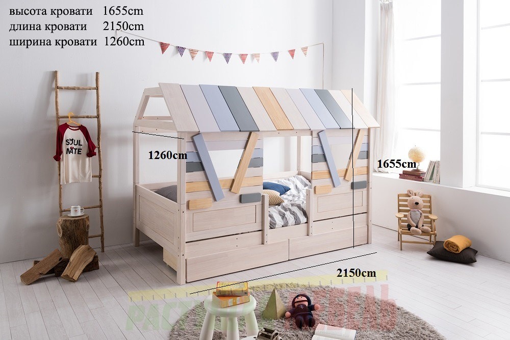 Детская кровать-трансформер COMF-PRO Monello