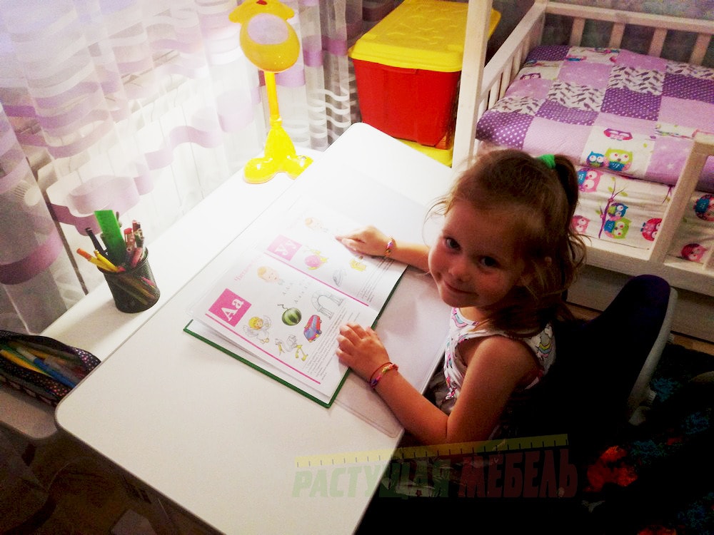 Детская парта-трансформер Picasso E201 и Растущий стул COMF-PRO Match