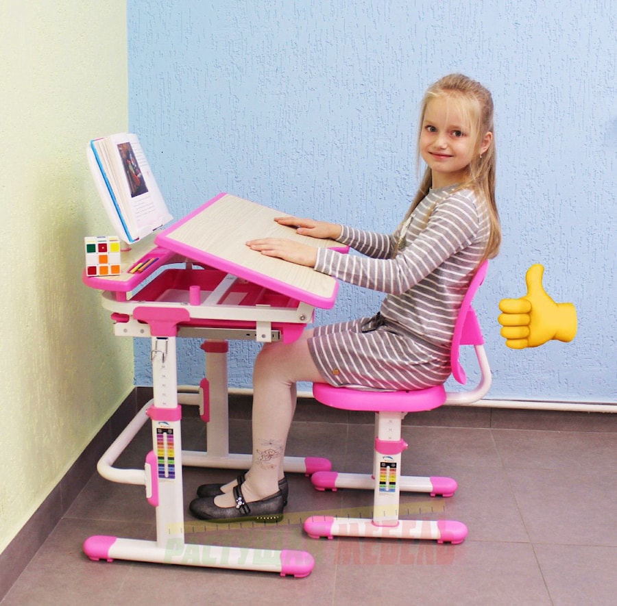 Детский комплект мебели (парта+стул) New Smart C304S
