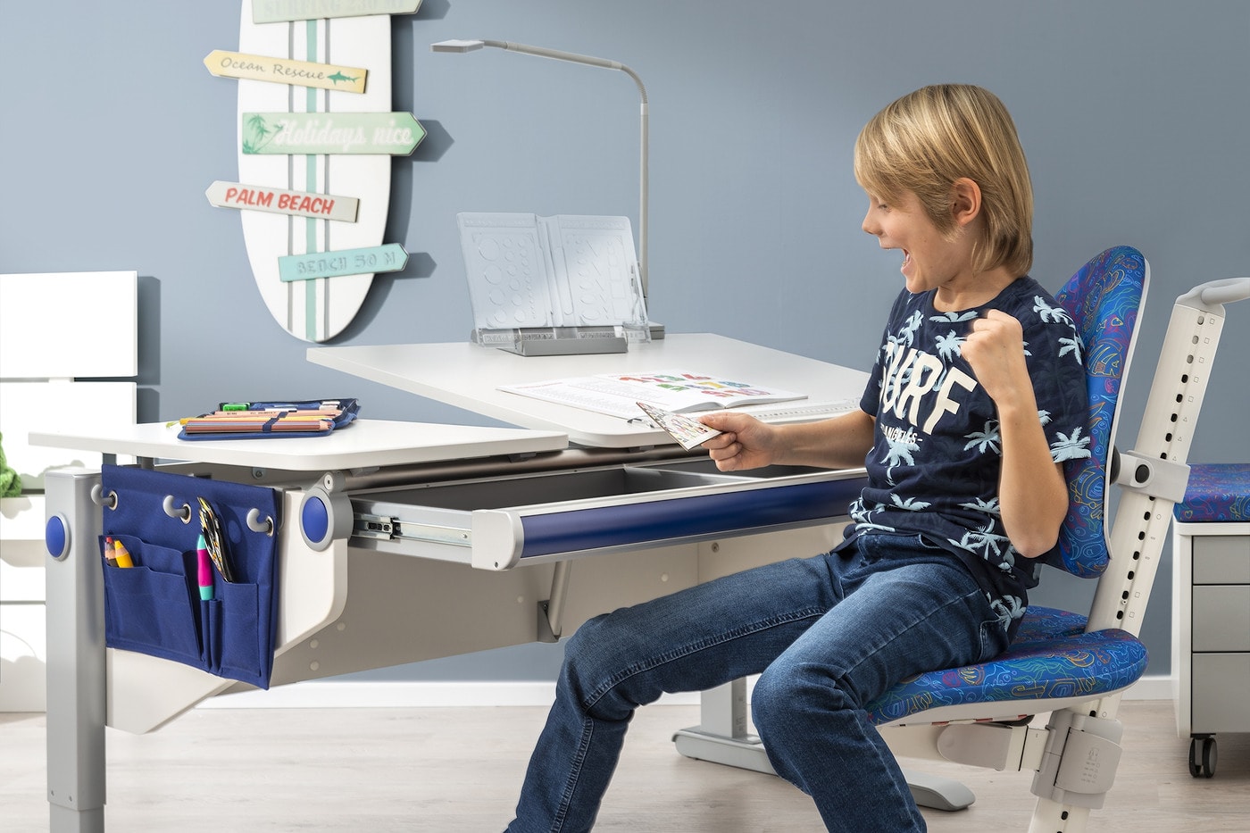 Детская растущая парта-стол moll Winner Split