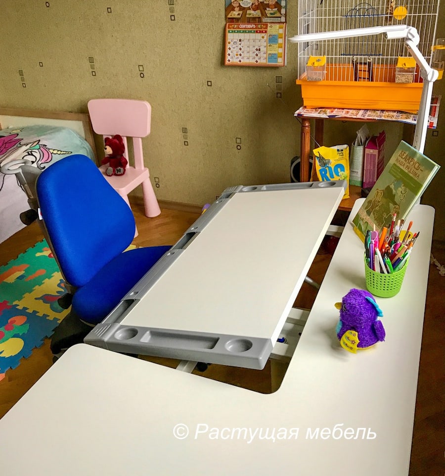 Растущая парта COMF-PRO King Desk со светодиодной лампой SUPRA Comf-light