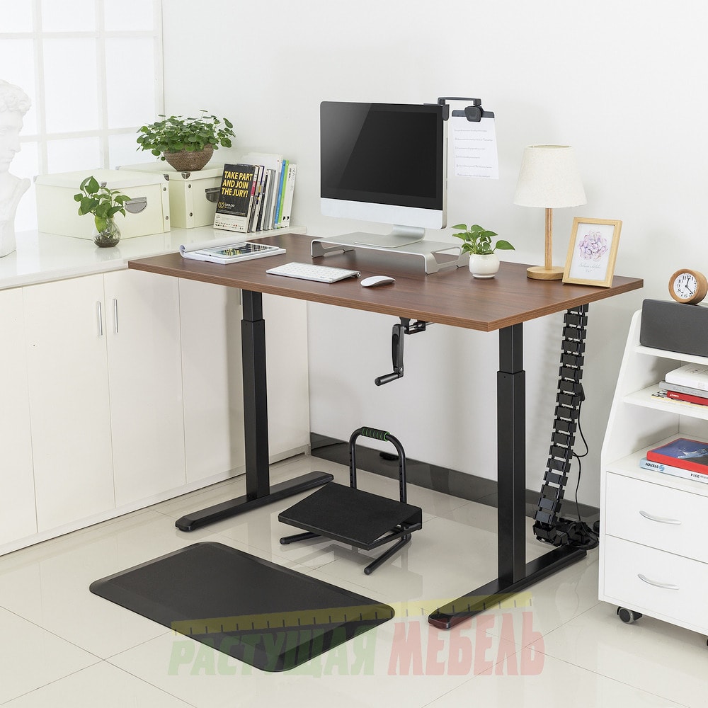 Стол Manual Desk, коврик для ног Massage Mat, органайзер Ergo Cabel