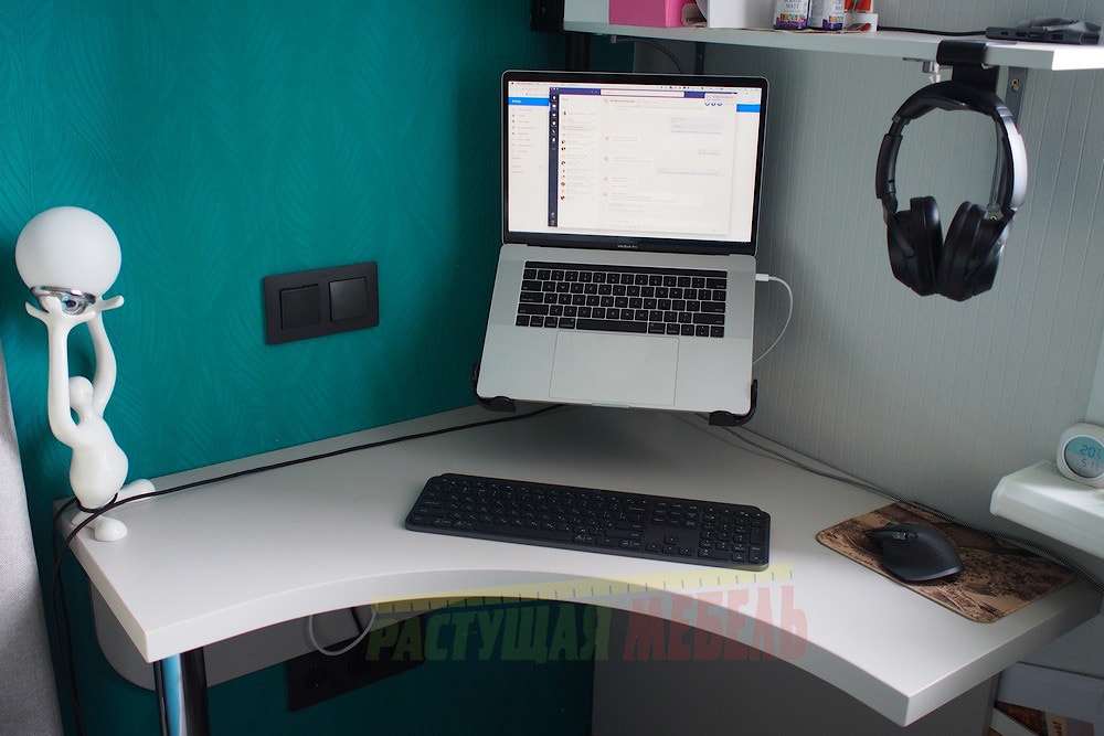 Настольный кронштейн Simple с адаптером для ноутбука