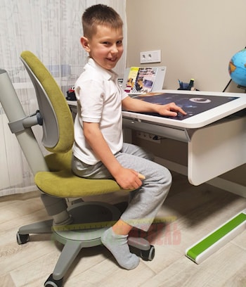 Комната юного шахматиста с регулируемыми стулом и партой moll для всей семьи - Акция "Конкурс интерьеров"  