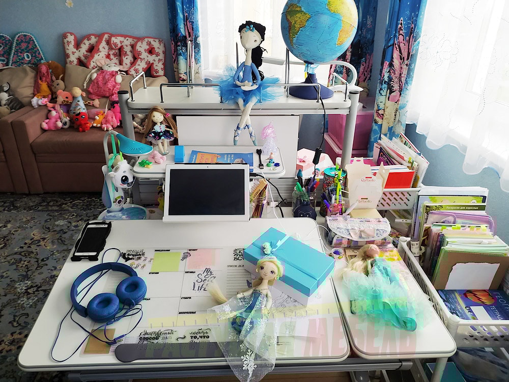 Многоуровневая полка-приставка для стола COMF-PRO Smart-S-Shelf