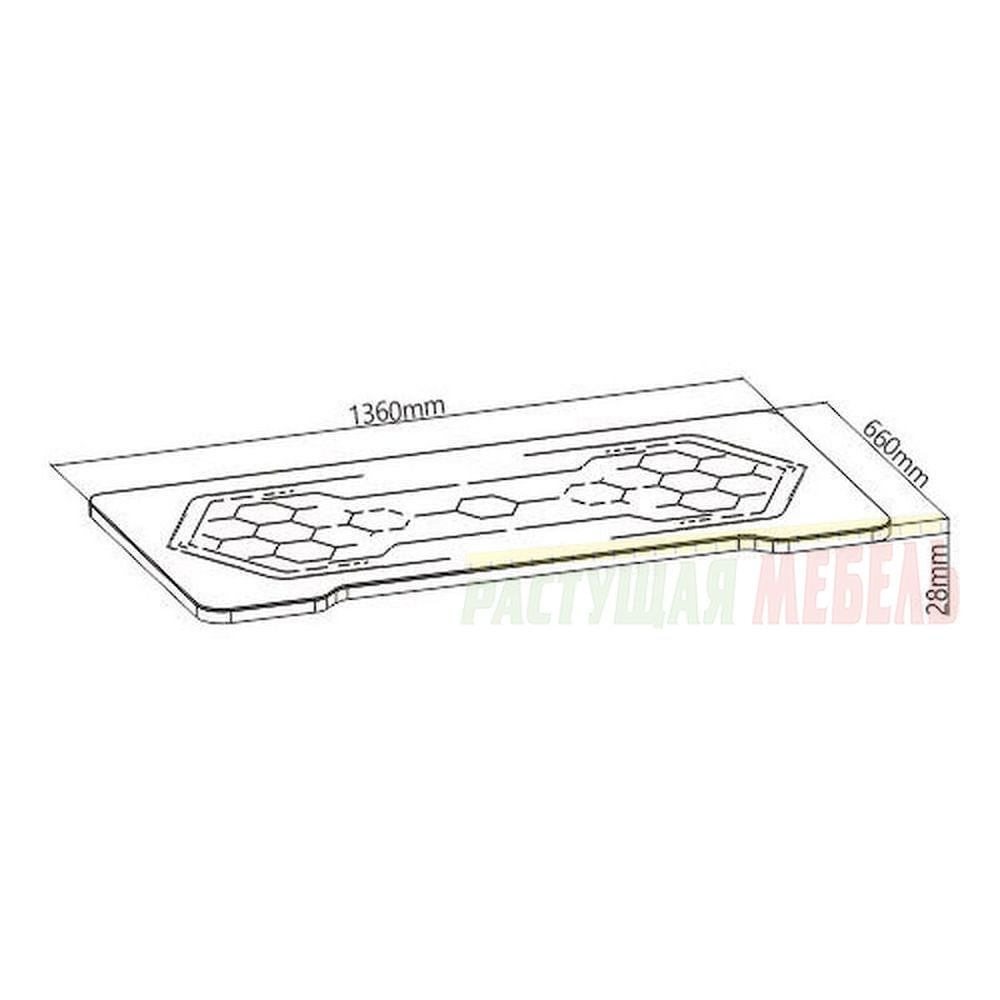 Размеры столешницы Gaming Electric desk