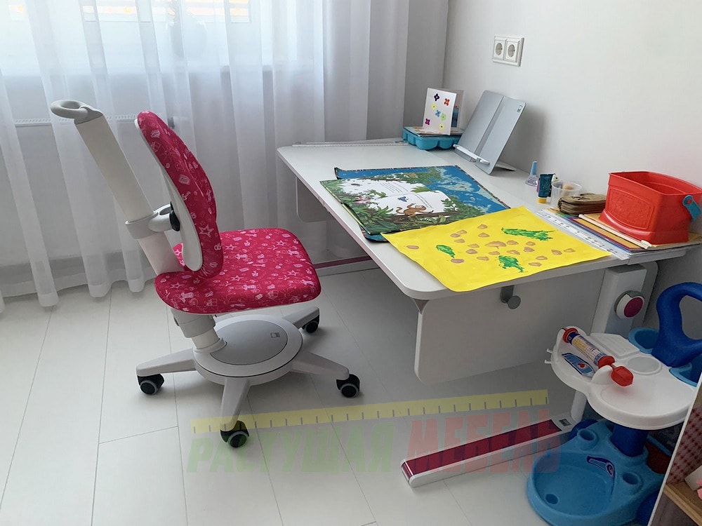  Детская растущая парта moll Champon и стул moll Maximo