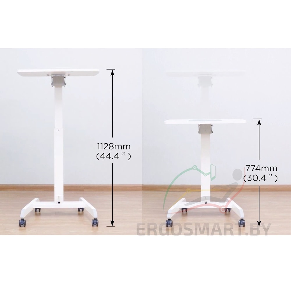 Изменение высоты столы