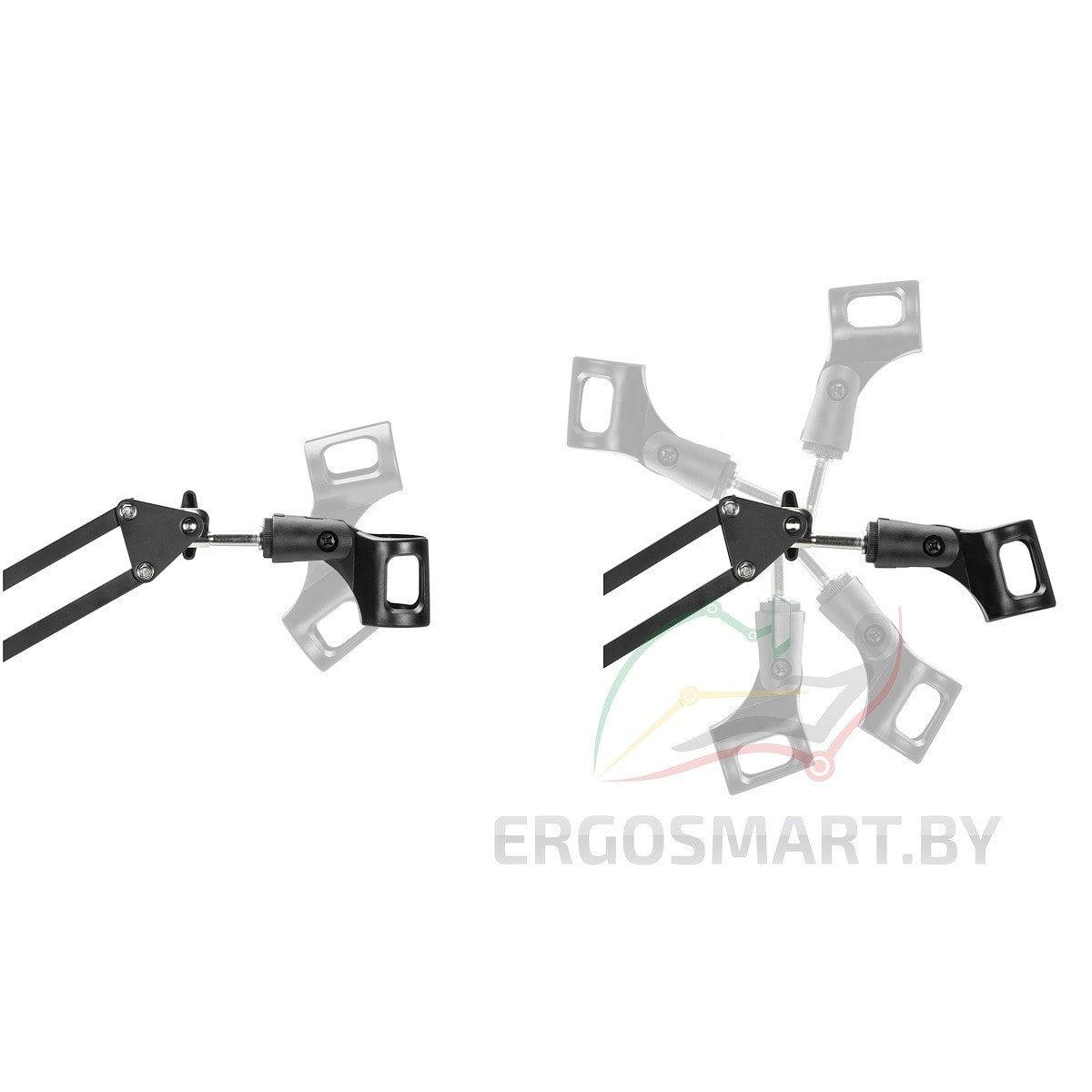 Регулировка держателя для микрофона