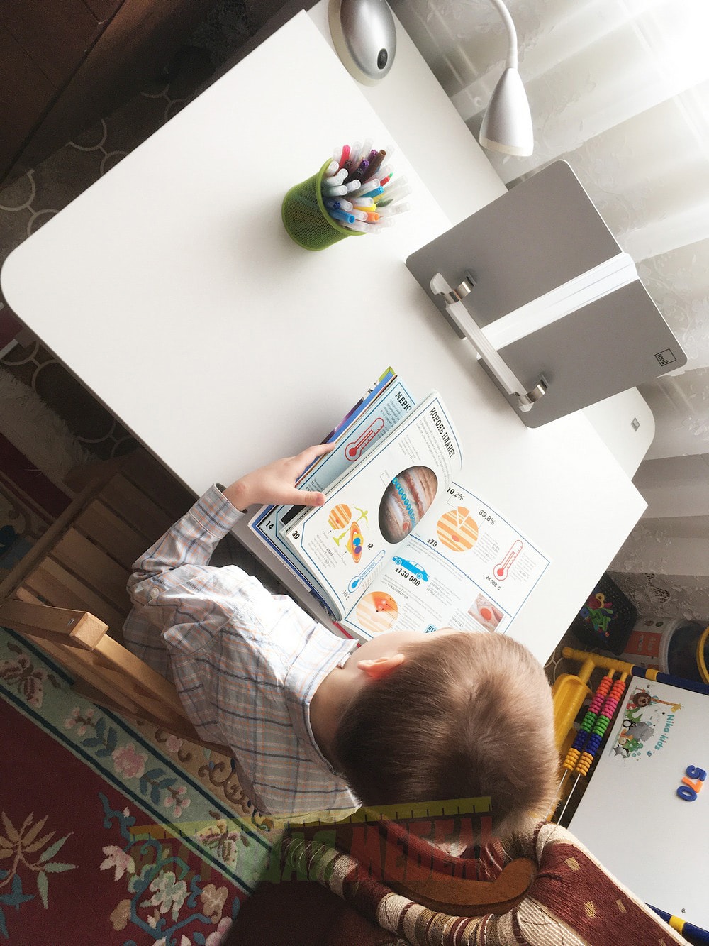  Парта moll Champion Compact Сomfort со складной подставкой для книг