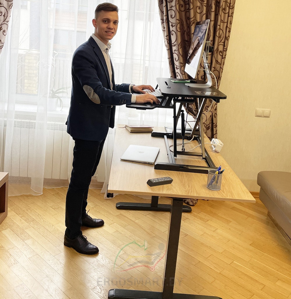 Регулируемая настольная платформа Taigette для работы сидя-стоя