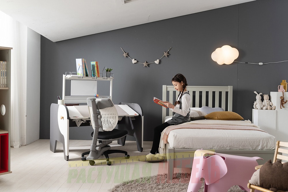 Регулируемый стол-парта COMF-PRO Elephant Desk с стиле сканди для одного ребенка