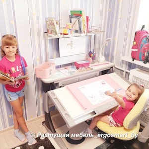 Парта COMF-PRO Harvard с полкой Smart-S-Slelf, покрытие COMF-PRO Desk Mat, стул Comf-Pro Match