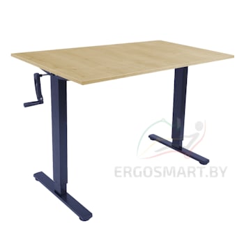 Стол регулируемый Manual Desk Light со столешницей из ЛДСП