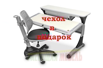 Чехол в подарок при покупке растущих парты и стула в комплекте!