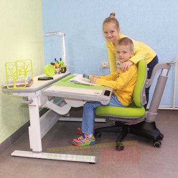 Подставка для книг  + часы-будильник в подарок при покупке растущей парты СOMF-PRO M11 для работы сидя и стоя!