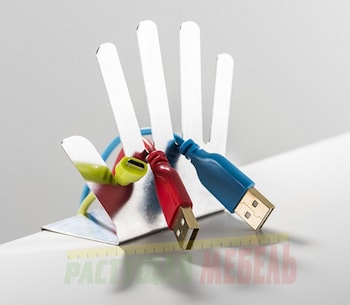 Держатель для проводов moll Пятерня  