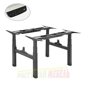 Бенч система Ergo Desk на 2 рабочих места для работы стоя и сидя  