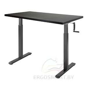 Стол Manual Desk Compact черный/дуб мореный 1360х800х36 мм