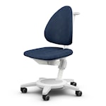 Стул Maximo белое основание/ткань Soft /Navy/НОВИНКА