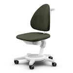 Стул Maximo белое основание/ткань Ted /Leaf/НОВИНКА