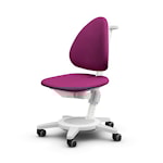 Стул Maximo белое основание/ткань Soft /Magenta/НОВИНКА