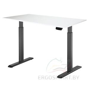 Стол Electric Desk Prime черный/альпийский белый 1200х650х18 мм