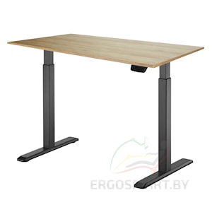 Стол Electric Desk Prime черный/дуб натуральный 1200х650х18 мм