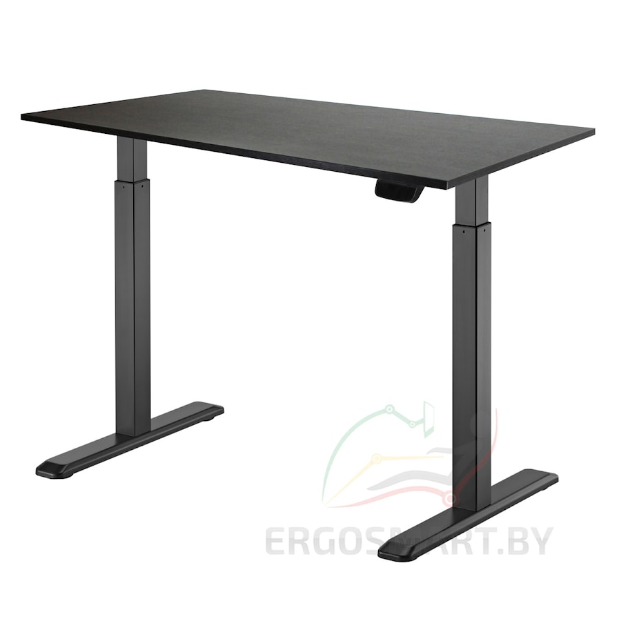 Стол Electric Desk Prime черный/дуб мореный 1380х800х18 мм