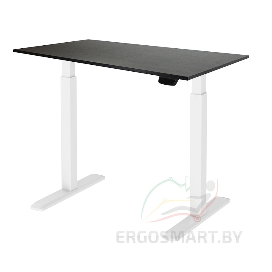 Стол Electric Desk Prime белый/дуб мореный 1380х800х18 мм