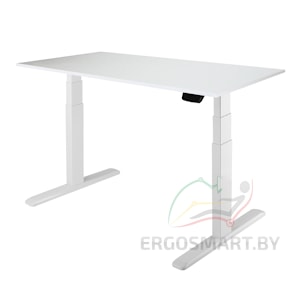 Стол Unique Ergo Desk белый/альпийский белый 1380х800х18 мм