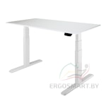 Стол Unique Ergo Desk белый/альпийский белый 1380х800х18 мм