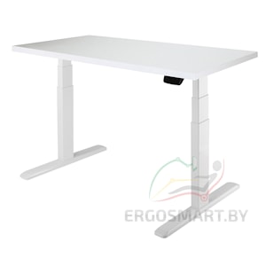 Стол Unique Ergo Desk белый/альпийский белый 1360х800х36 мм