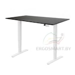 Стол Unique Ergo Desk белый/дуб мореный 1380х800х18 мм