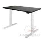 Стол Unique Ergo Desk белый/дуб мореный 1360х800х36 мм