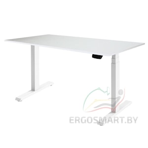 Стол Ergo Desk Pro белый/альпийский белый 1380х800х18 мм