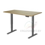 Стол Unique Ergo Desk черный/дуб натуральный 1200х650х25 мм