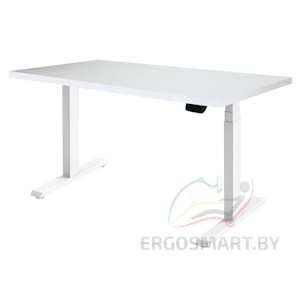 Стол Ergo Desk Pro белый/альпийский белый 1360х800х36 мм