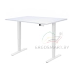 Стол Unique Ergo Desk белый/Ясень Тронхейм 1380х800х25 мм