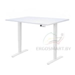 Стол Unique Ergo Desk белый/Ясень Тронхейм 1380х800х25 мм