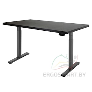 Стол Ergo Desk Pro черый/дуб мореный 1360х800х36 мм