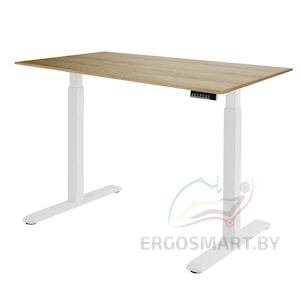 Стол Electric Desk белый/дуб натуральный 1380х800х18 мм