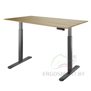 Стол Electric Desk черый/дуб натуральный 1380х800х18 мм
