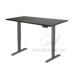 Стол Unique Ergo Desk черный/дуб мореный 1360х800х36 мм