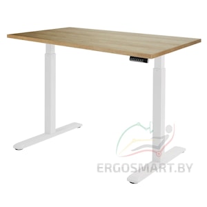 Стол Electric Desk белый/дуб натуральный 1360х800х36 мм