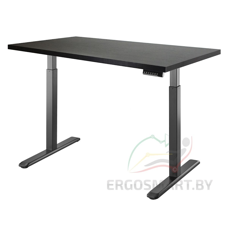 Стол Electric Desk черный/дуб мореный 1360х800х36 мм