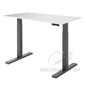 Стол Electric Desk Compact черый/альпийский белый 1380х800х18 мм