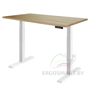 Стол Electric Desk Compact белый/дуб натуральный 1360х800х36 мм