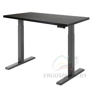 Стол Electric Desk Compact черый/дуб мореный 1360х800х36 мм